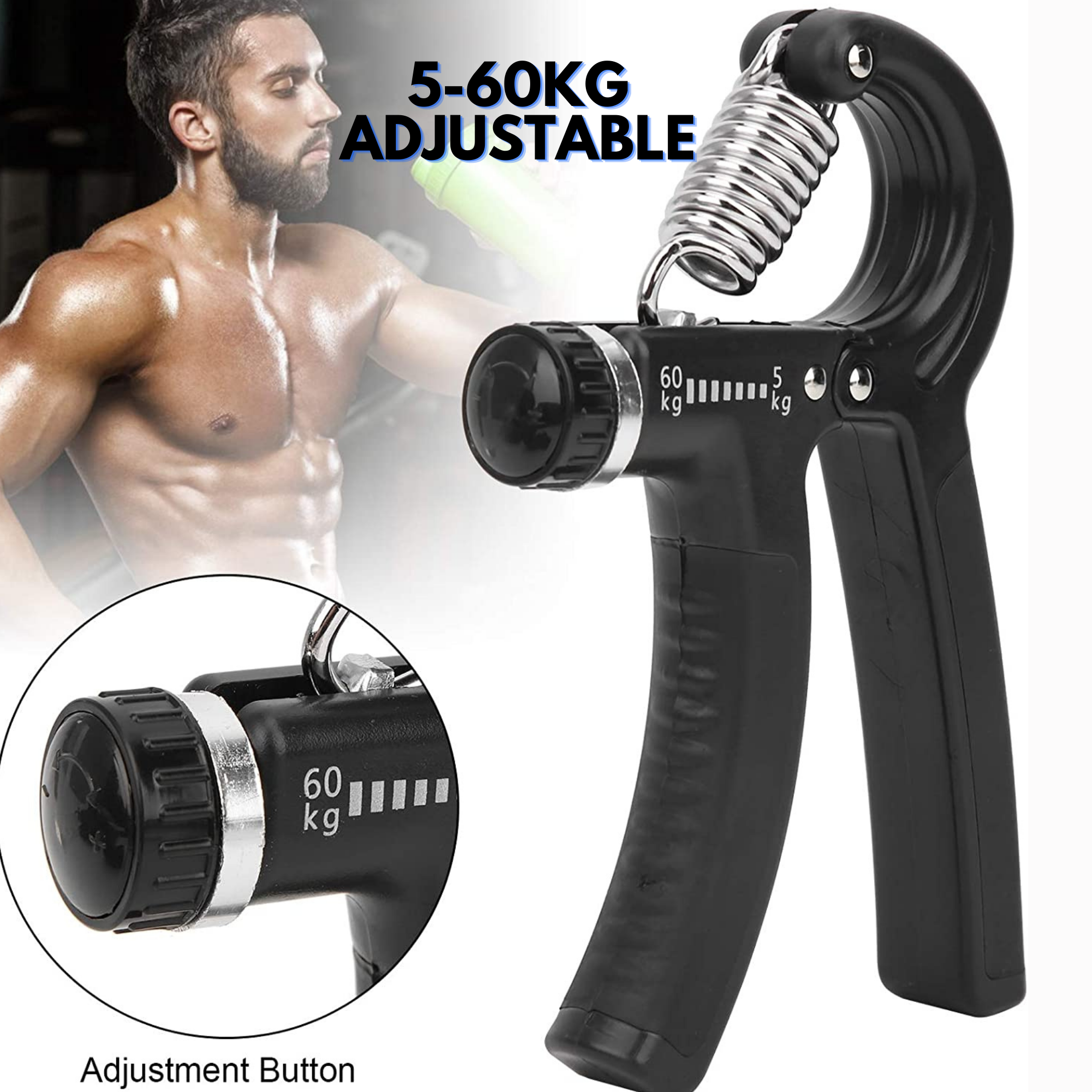 Adjustable Exerciser Hand Gripper