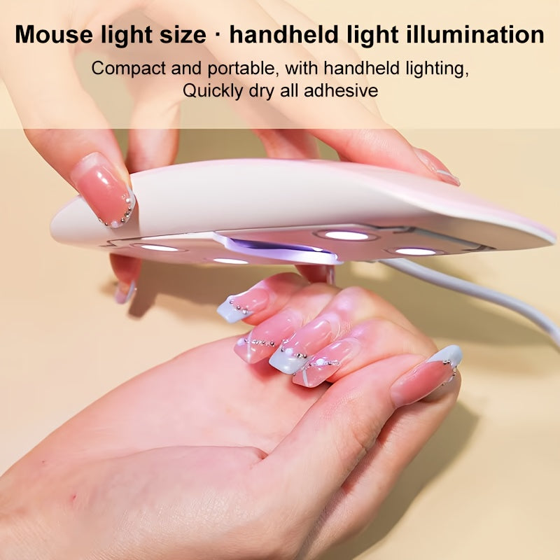 UV Led Lamp For Nails 6W Nail Lamp Light With Timer Mini