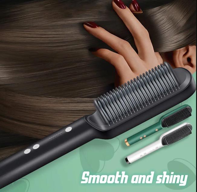 Electric Professional Hair Straightening Brush