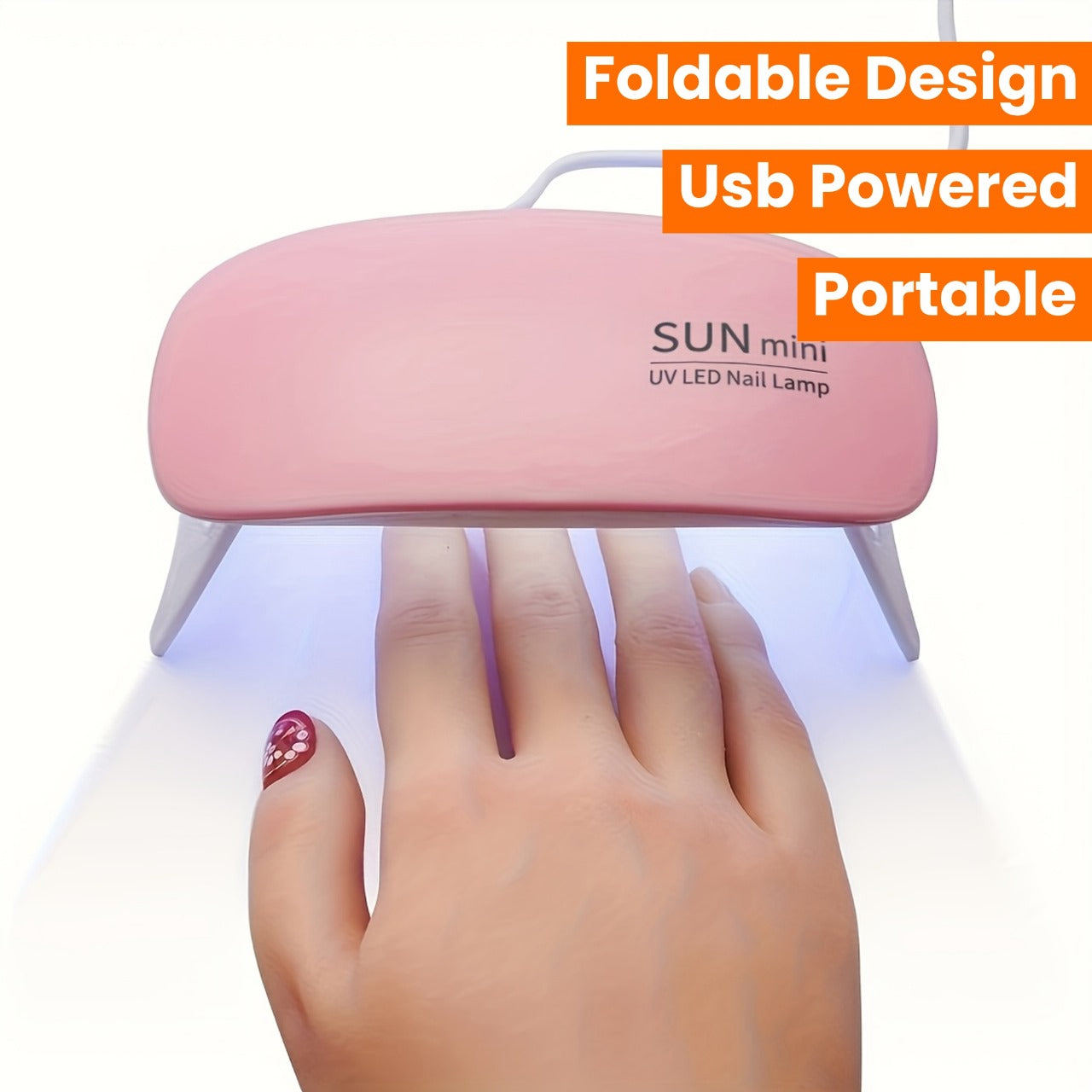 UV Led Lamp For Nails 6W Nail Lamp Light With Timer Mini