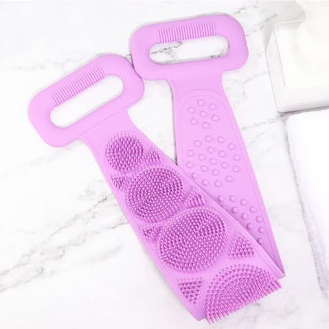 Double Side Bath Towel Scrubber