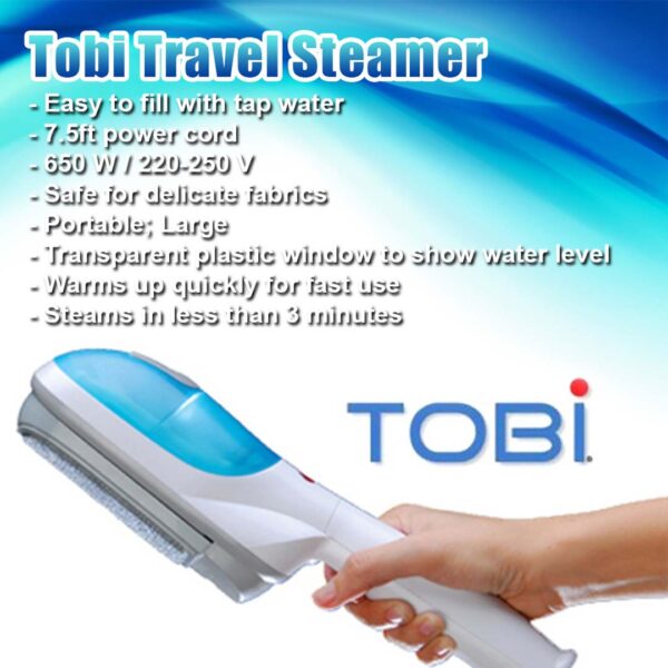 Portable TOBI Steamer Iron