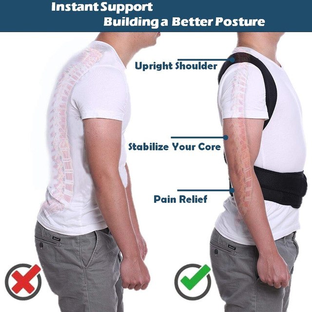 Adjustable Back Posture Corrector for Men & Women